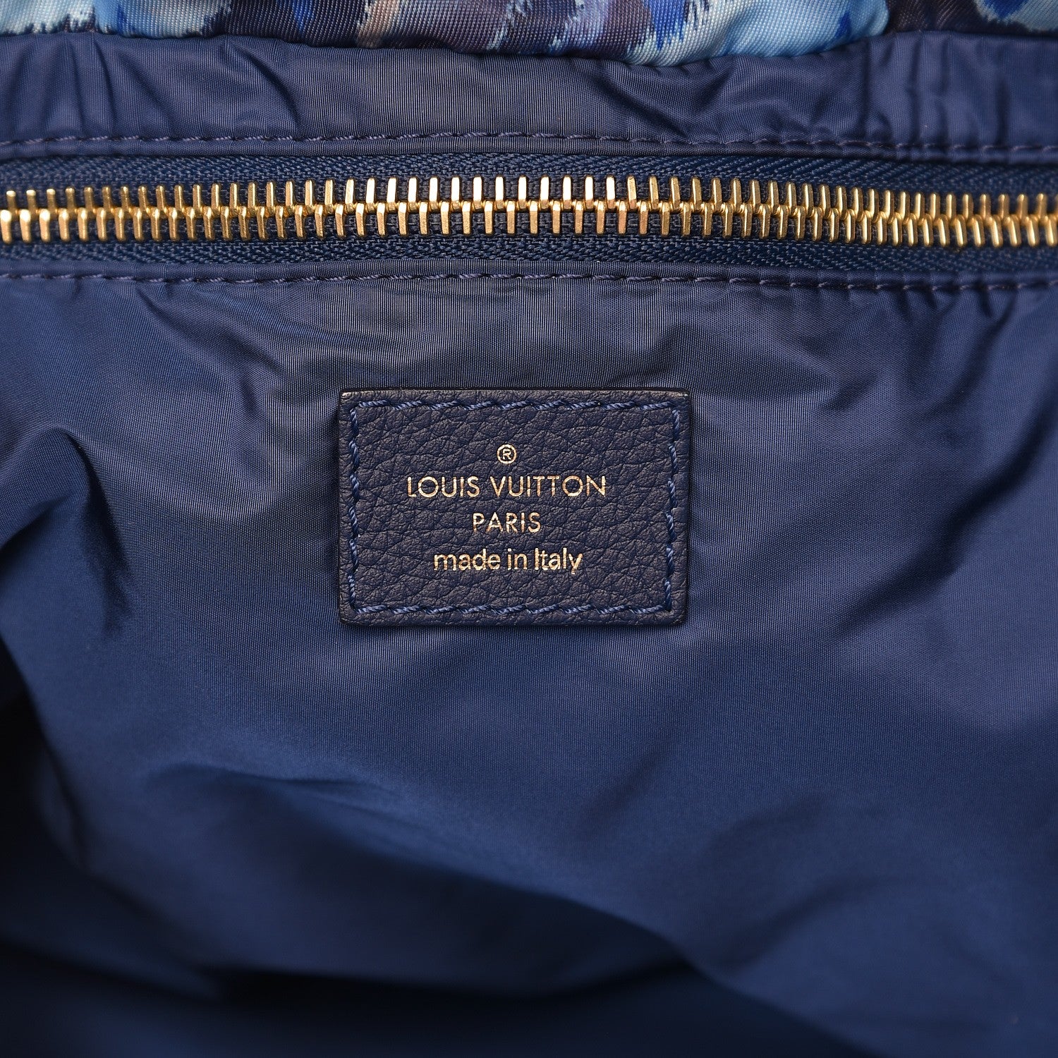 Louis Vuitton Nylon Monogram Ikat Noefull MM Grand Blue 7 of 8
