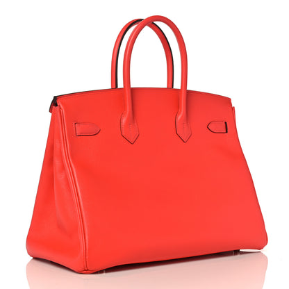 Hermes Epsom Birkin 35 Rose Jaipur 3 of 33