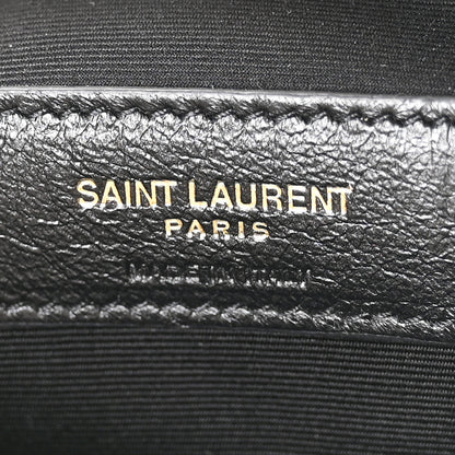 Saint Laurent Lambskin Matelasse Monogram Joe Nano Bucket Bag Crema Soft 6 of 10