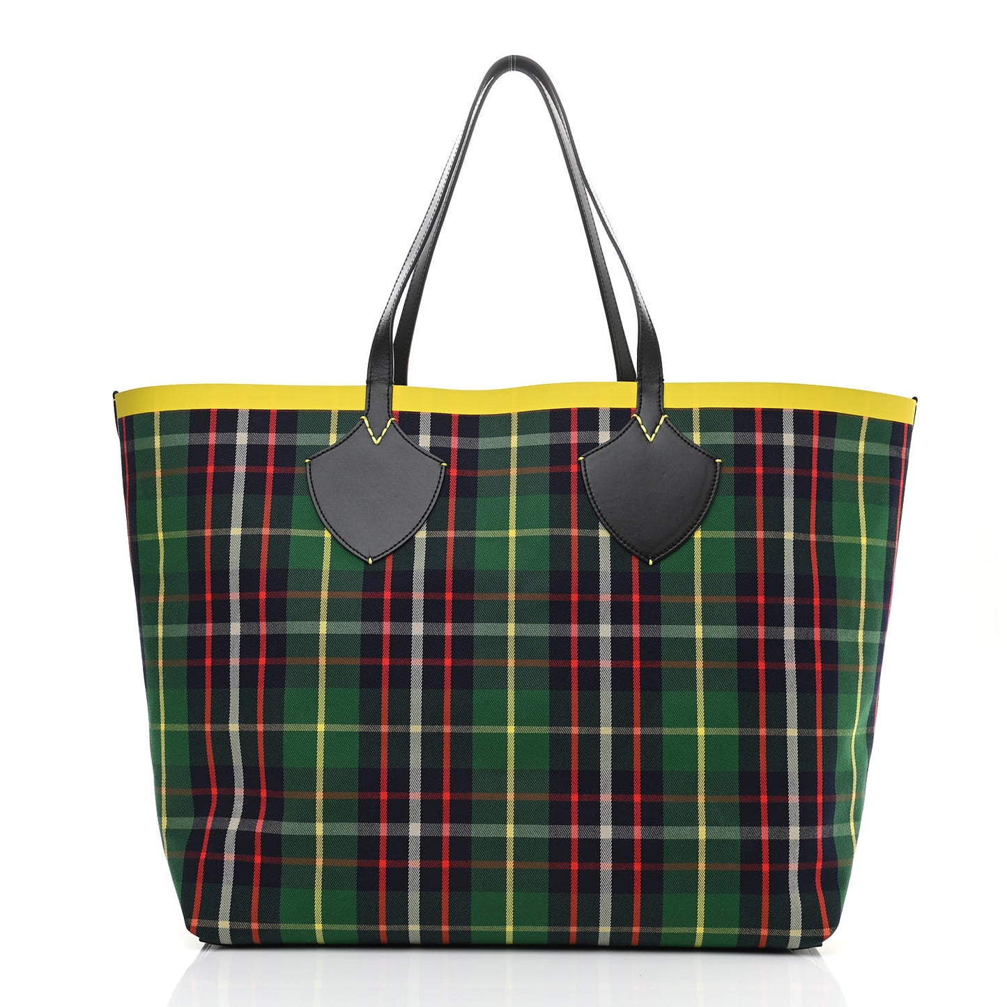 Vintage Check Medium The Giant Reversible Tote Blue