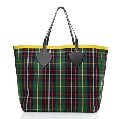 Burberry Vintage Check Medium The Giant Reversible Tote Blue 3 of 15