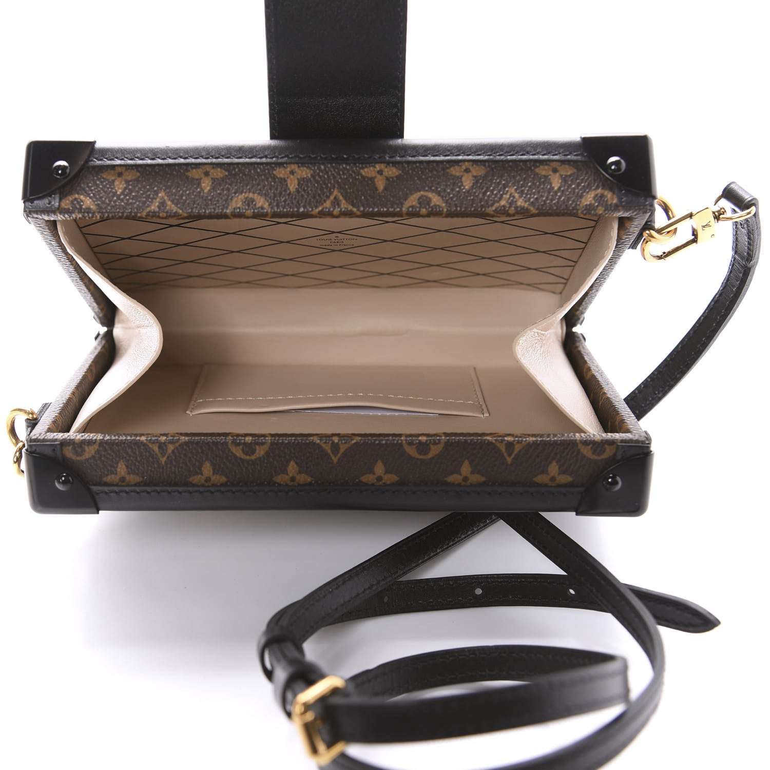 Louis Vuitton Monogram Petite Malle Black 5 of 10