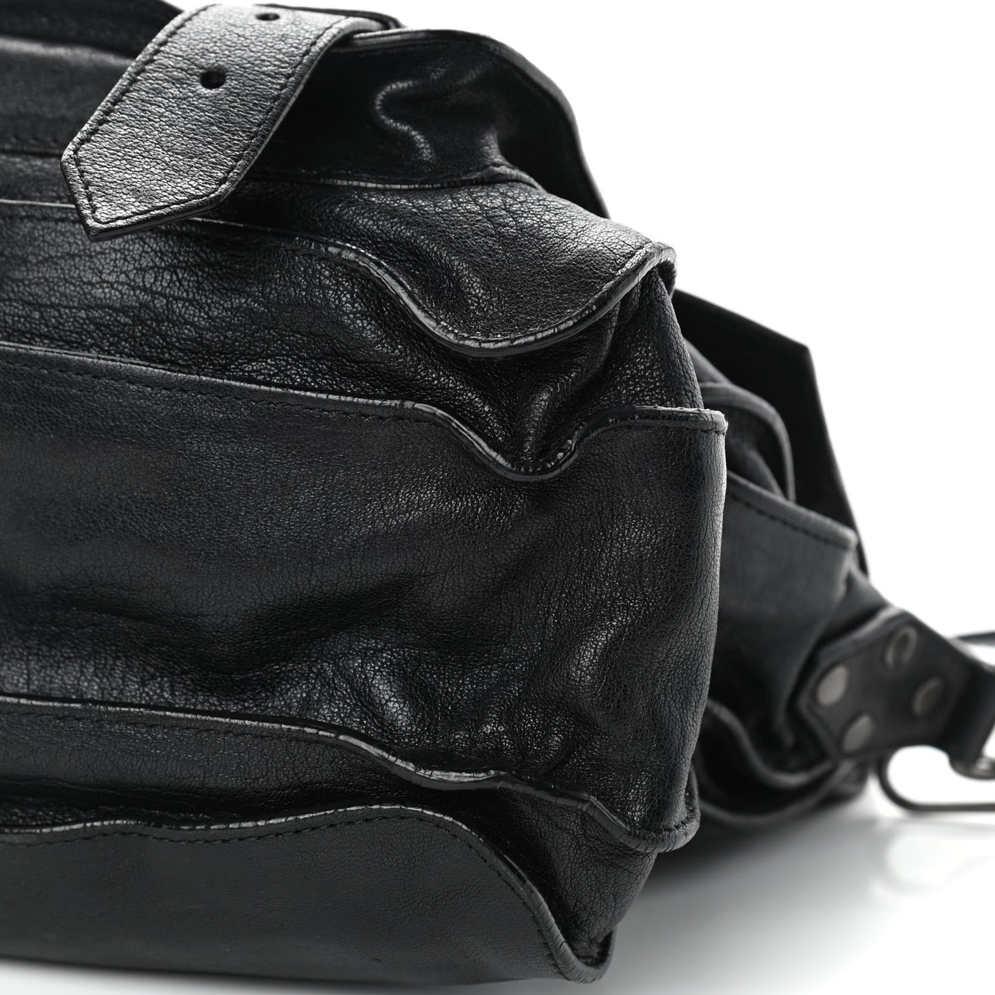 Lambskin Medium PS1 Satchel Black