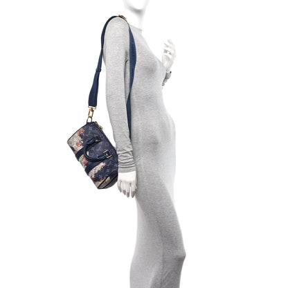Louis Vuitton Monogram Bleach Keepall Bandouliere 25 Ink Blue 2 of 10