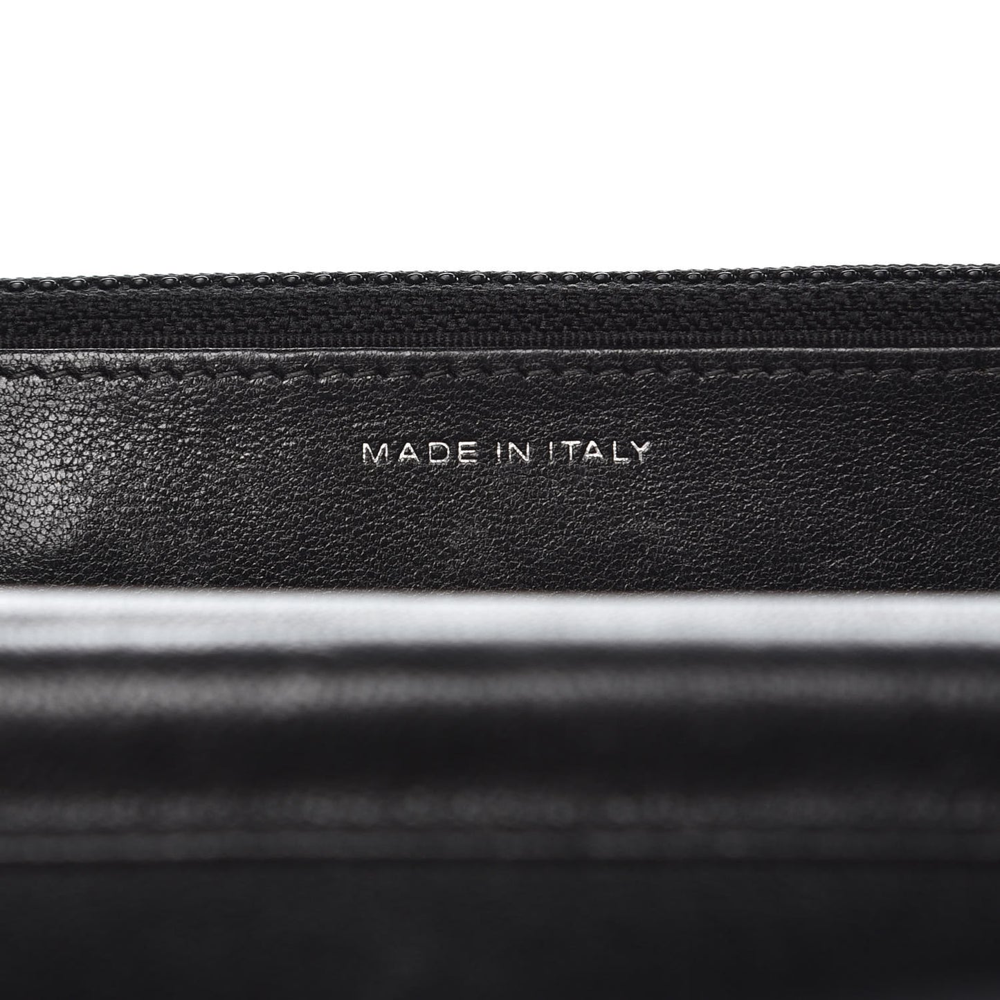 Sheepskin Chevron Reissue Wallet On Chain WOC So Black