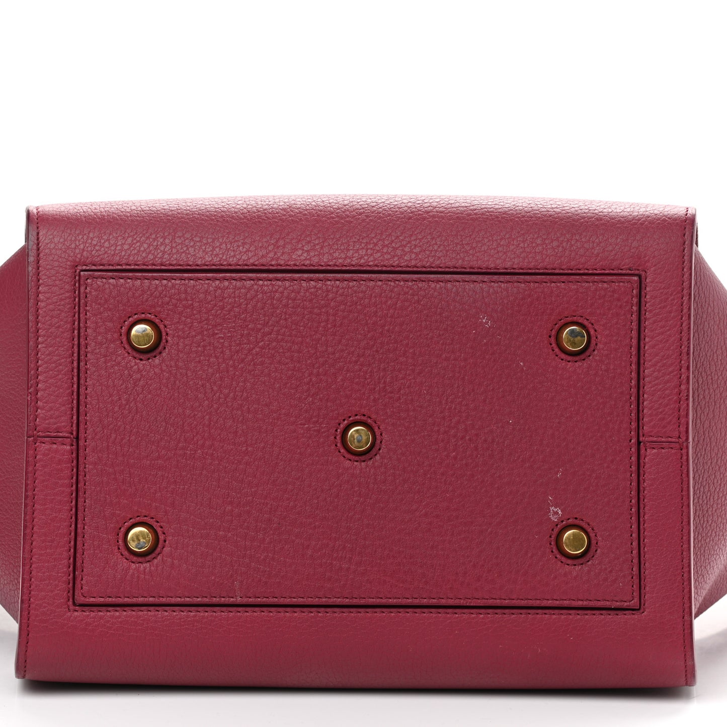 Crisped Calfskin Small Tie Knot Tote Red