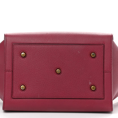 Celine Crisped Calfskin Small Tie Knot Tote Red 11 of 11