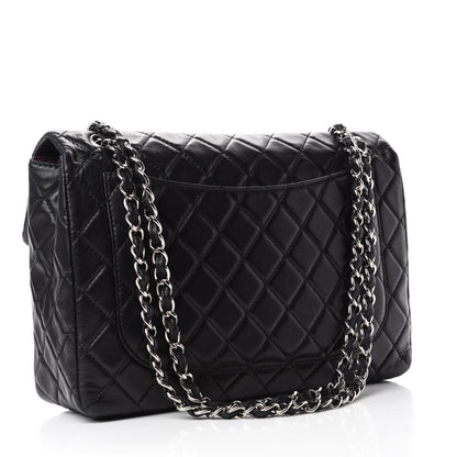 Chanel Lambskin Quilted Maxi Single Flap Black 3 of 11