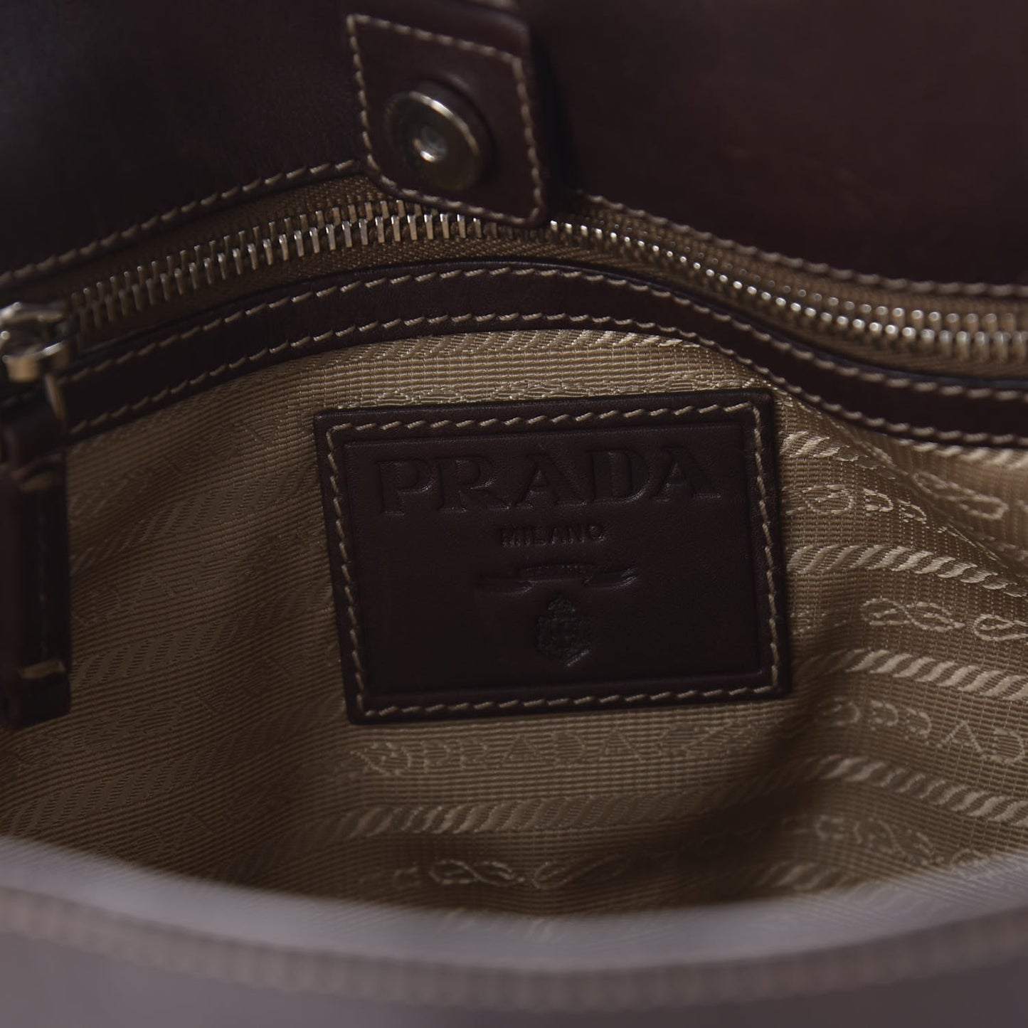 Jacquard Logo Hobo Corda Bruciato