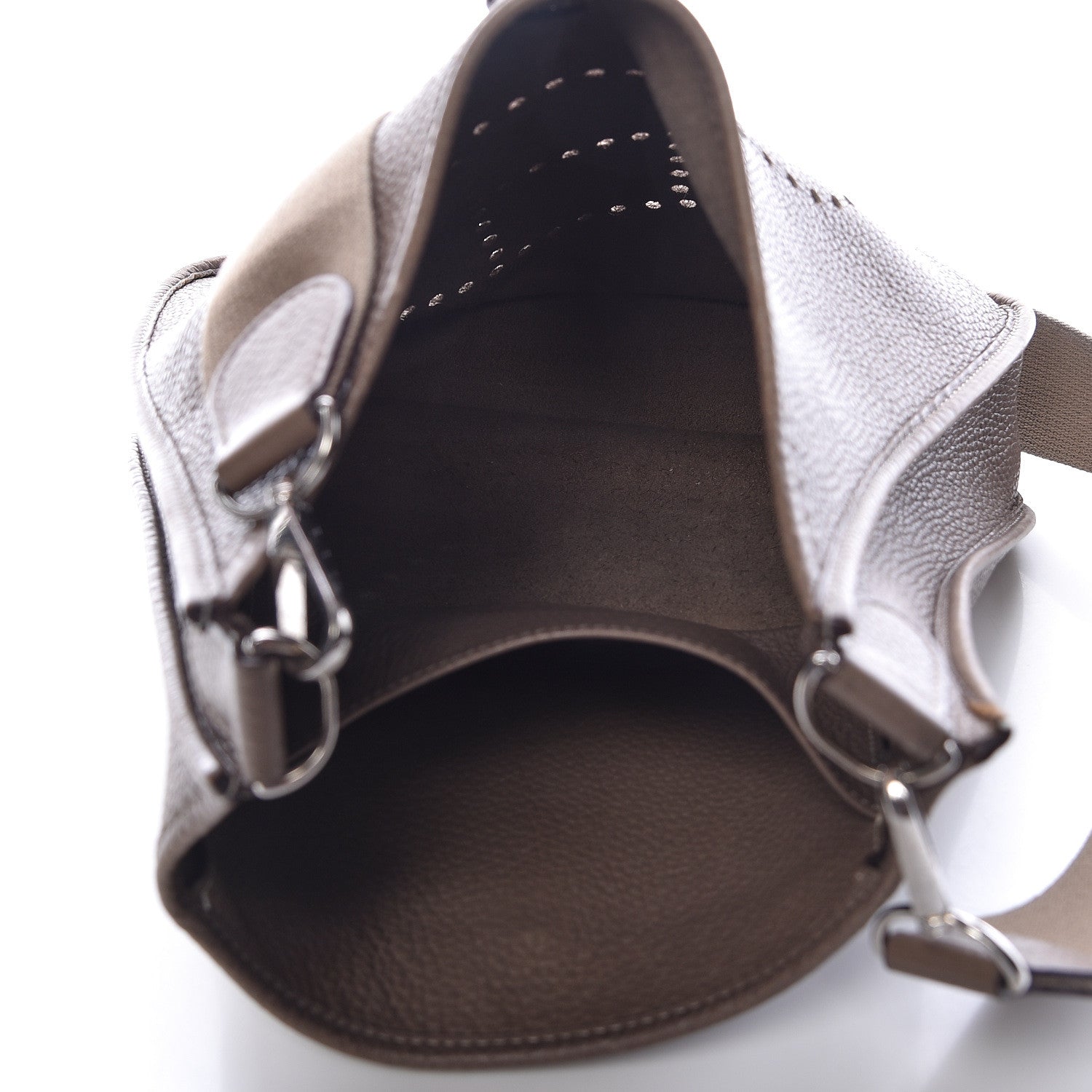 Hermes Taurillon Clemence Evelyne II PM Etoupe 5 of 12