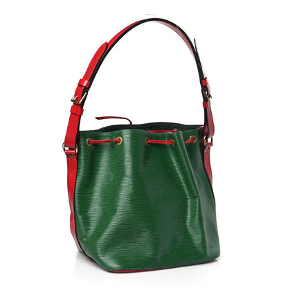 Louis Vuitton Epi Bi-Color Petit Noe Borneo Castillan Red 3 of 8