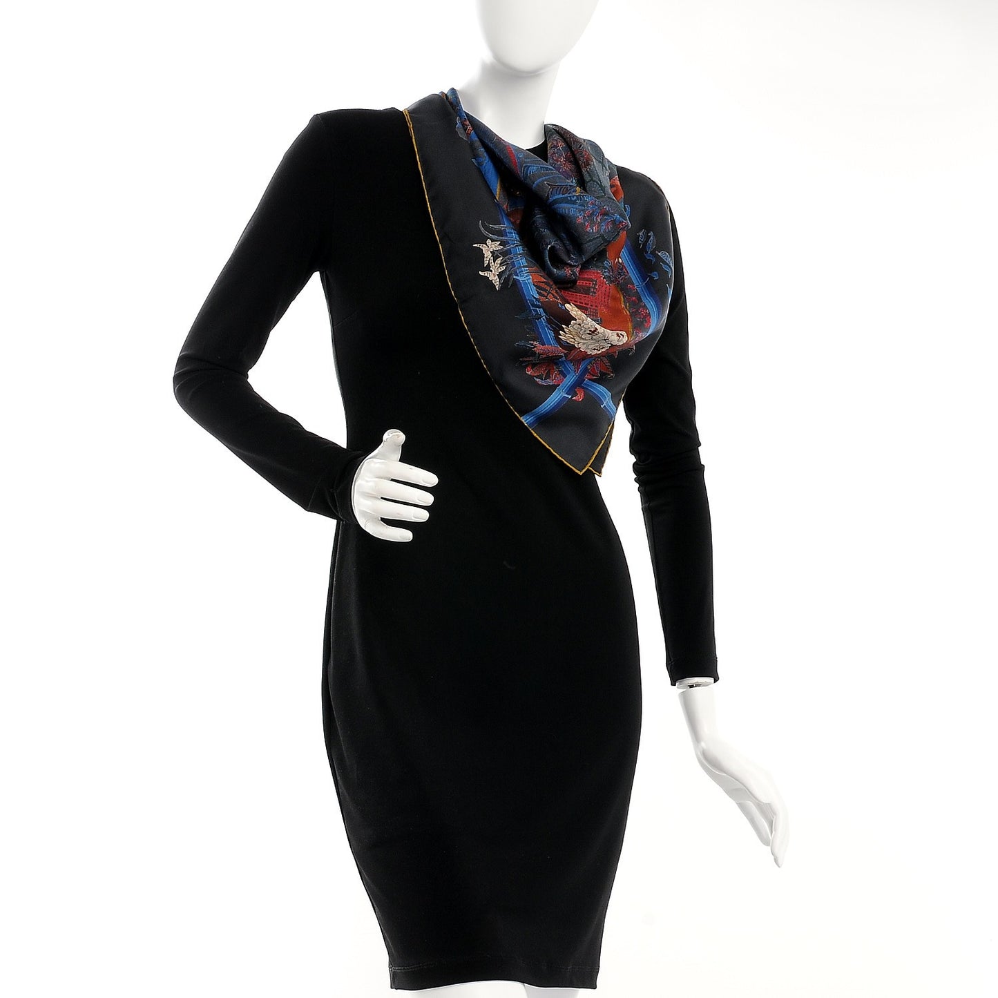 Silk Jardins D'Hiver Scarf 90