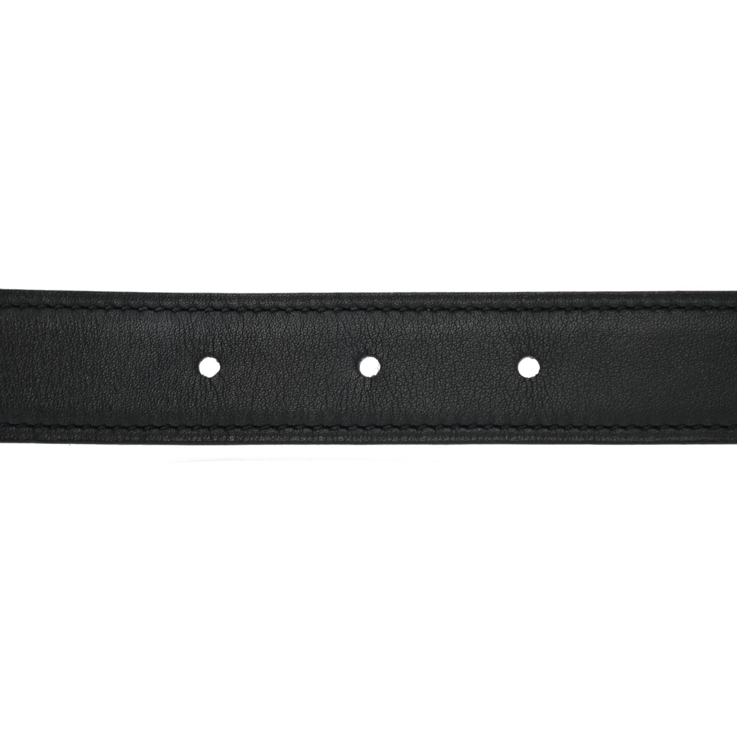 Swift Epsom 24mm Mini Constance H Belt 85 Black Etoupe