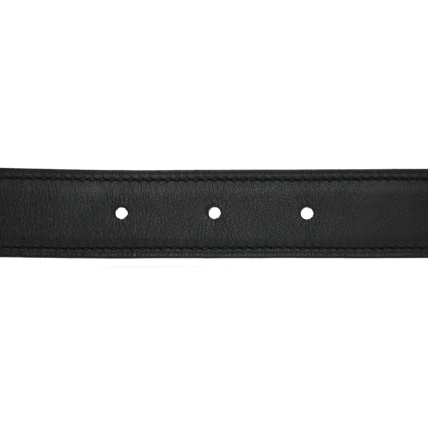 Hermes Swift Epsom 24mm Mini Constance H Belt 85 Black Etoupe 7 of 10