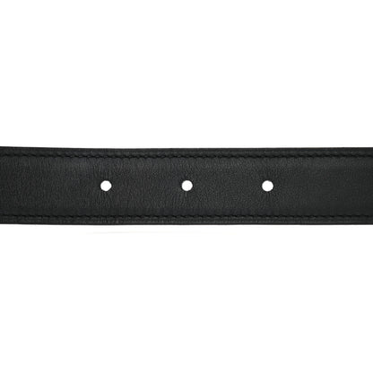 Hermes Swift Epsom 24mm Mini Constance H Belt 85 Black Etoupe 7 of 10