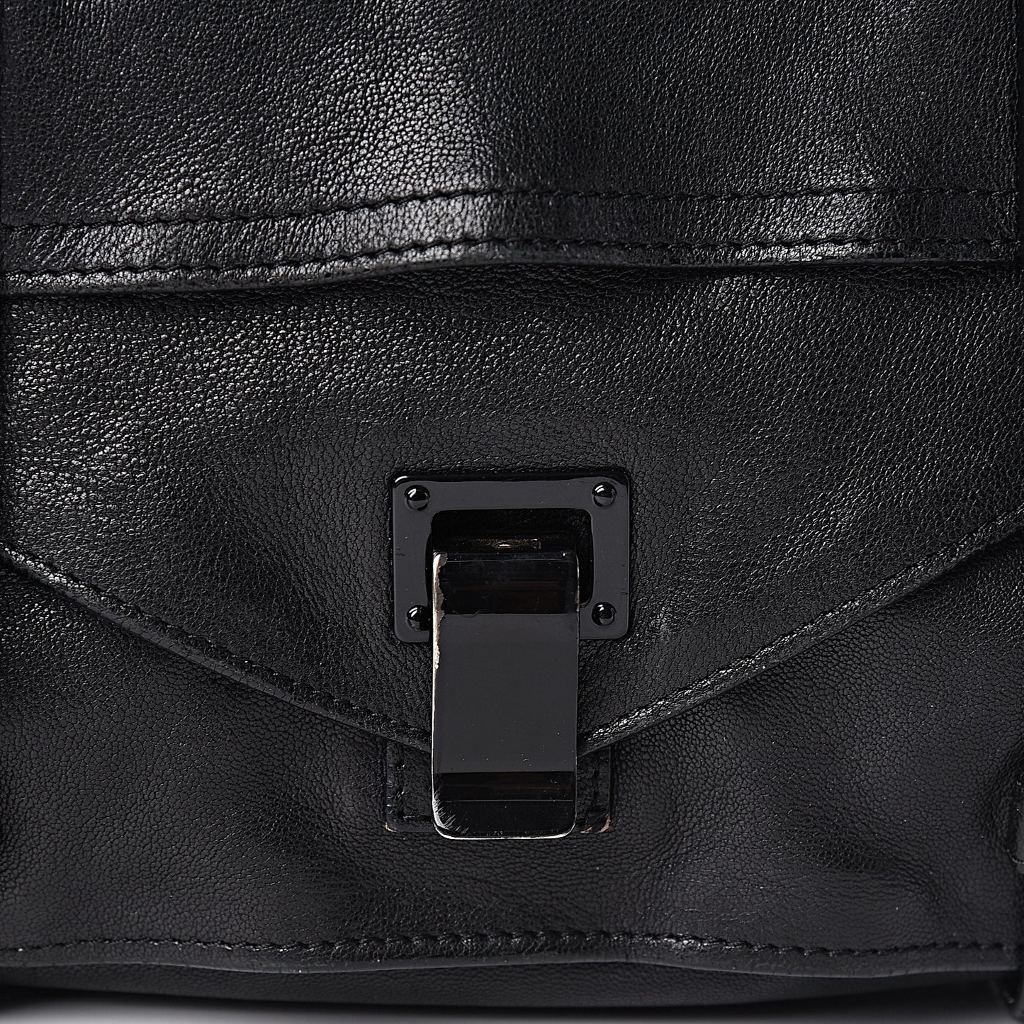 Lambskin Medium PS1 Satchel Black
