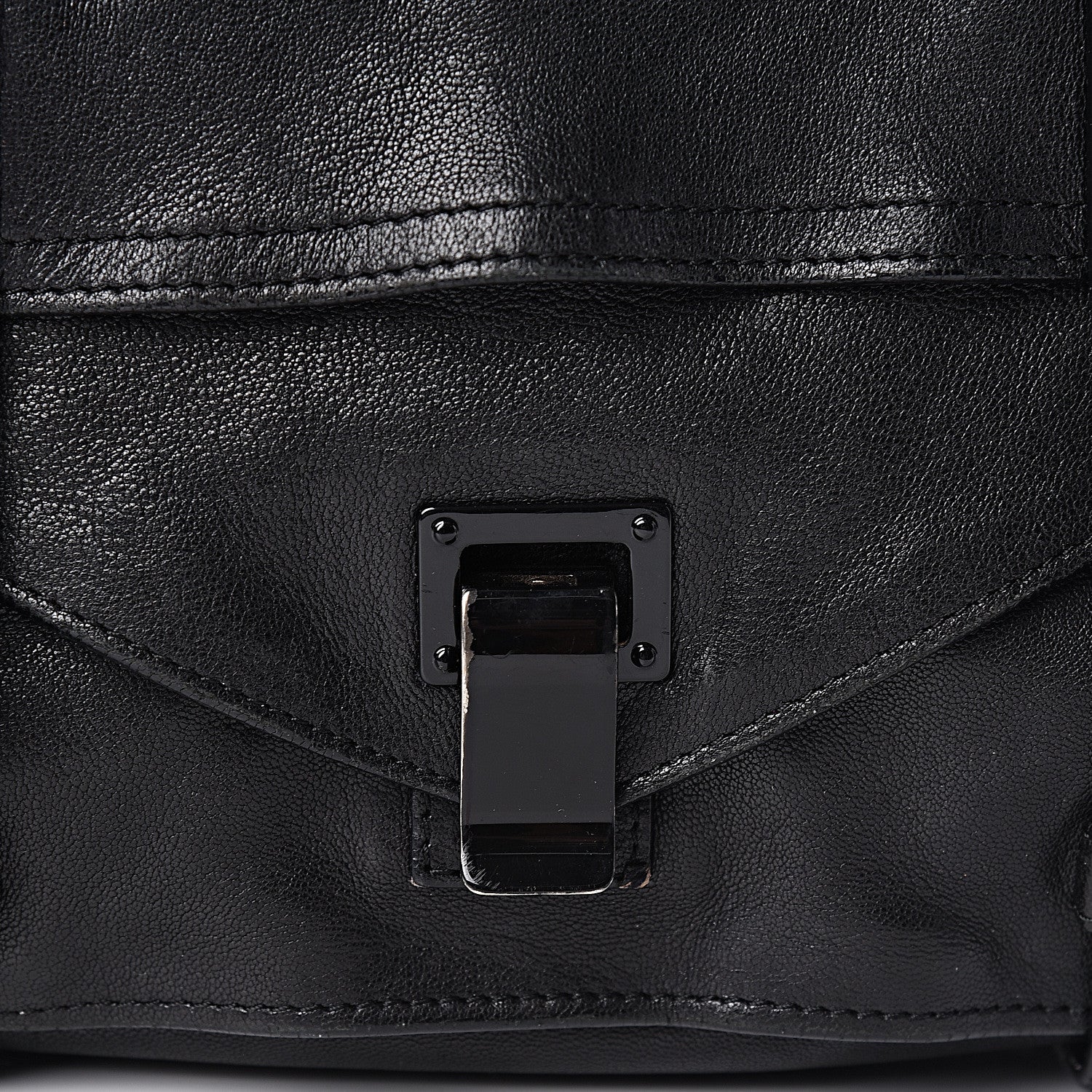 Proenza Schouler Lambskin Medium PS1 Satchel Black 12 of 12