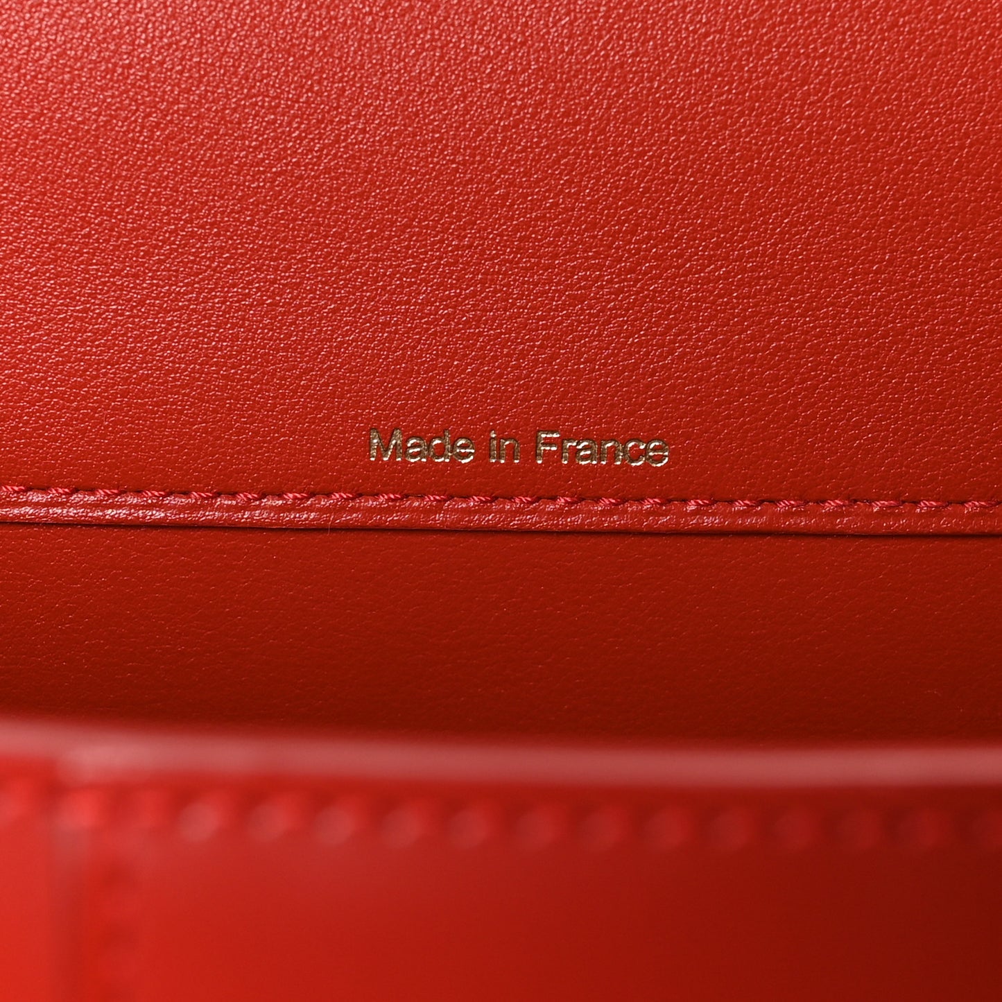 Box Calfskin MM Brillant Satchel Red