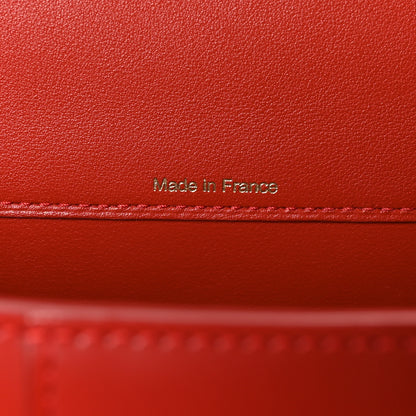 Delvaux Box Calfskin MM Brillant Satchel Red 8 of 11