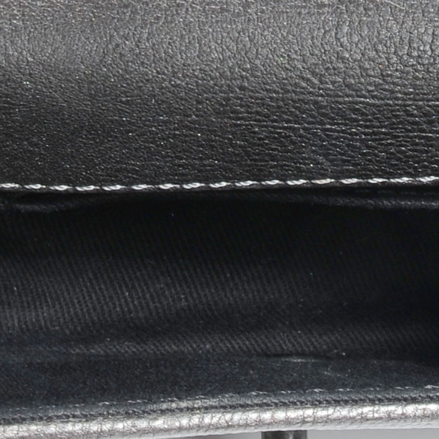 Chanel Iridescent Calfskin Back To School Mini Crossbody Flap Anthracite 13 of 20