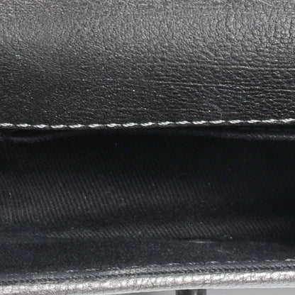 Chanel Iridescent Calfskin Back To School Mini Crossbody Flap Anthracite 13 of 20