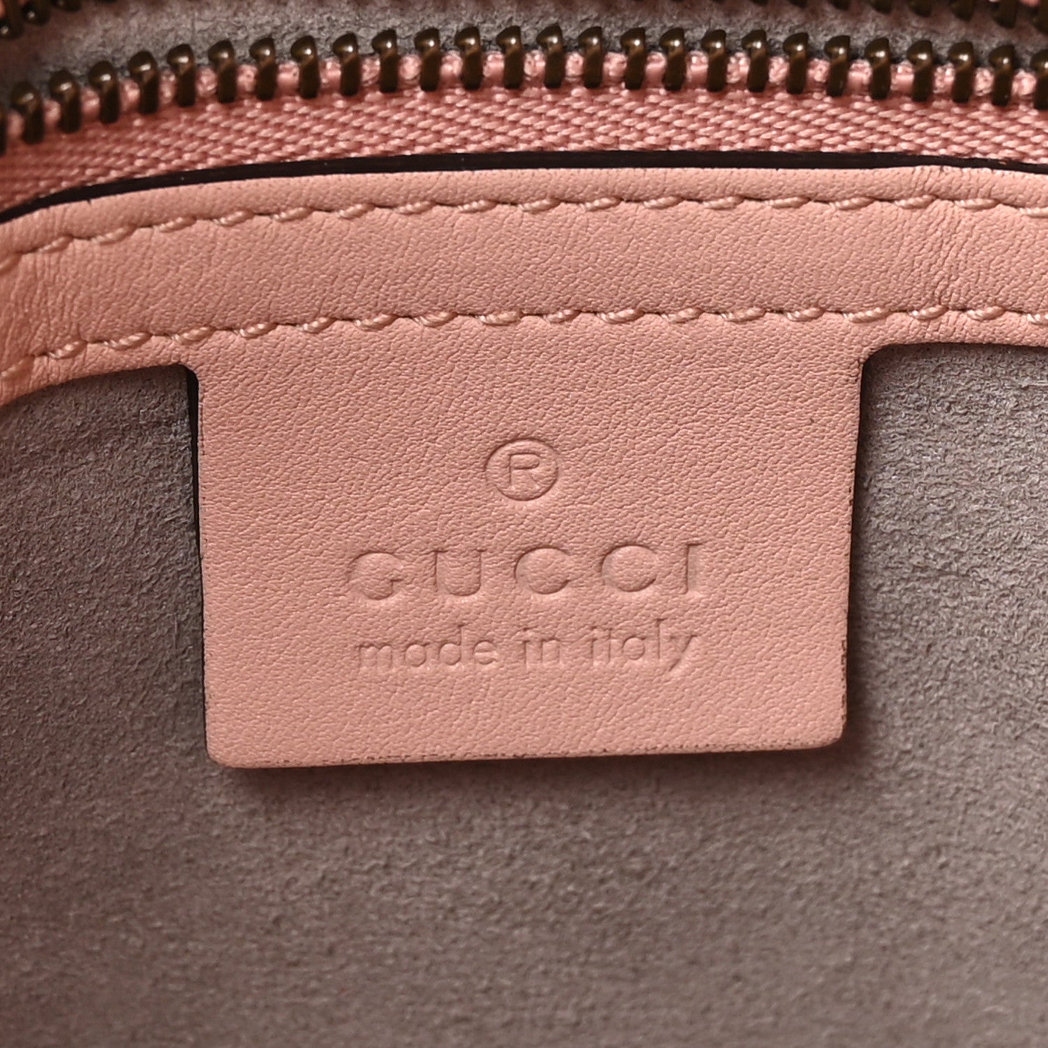 Gucci Calfskin Matelasse Medium GG Marmont Open Top Shoulder Bag Perfect Pink 6 of 10