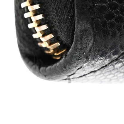 Chanel Caviar Quilted Large Gusset Zip Around Wallet Black 11 of 12