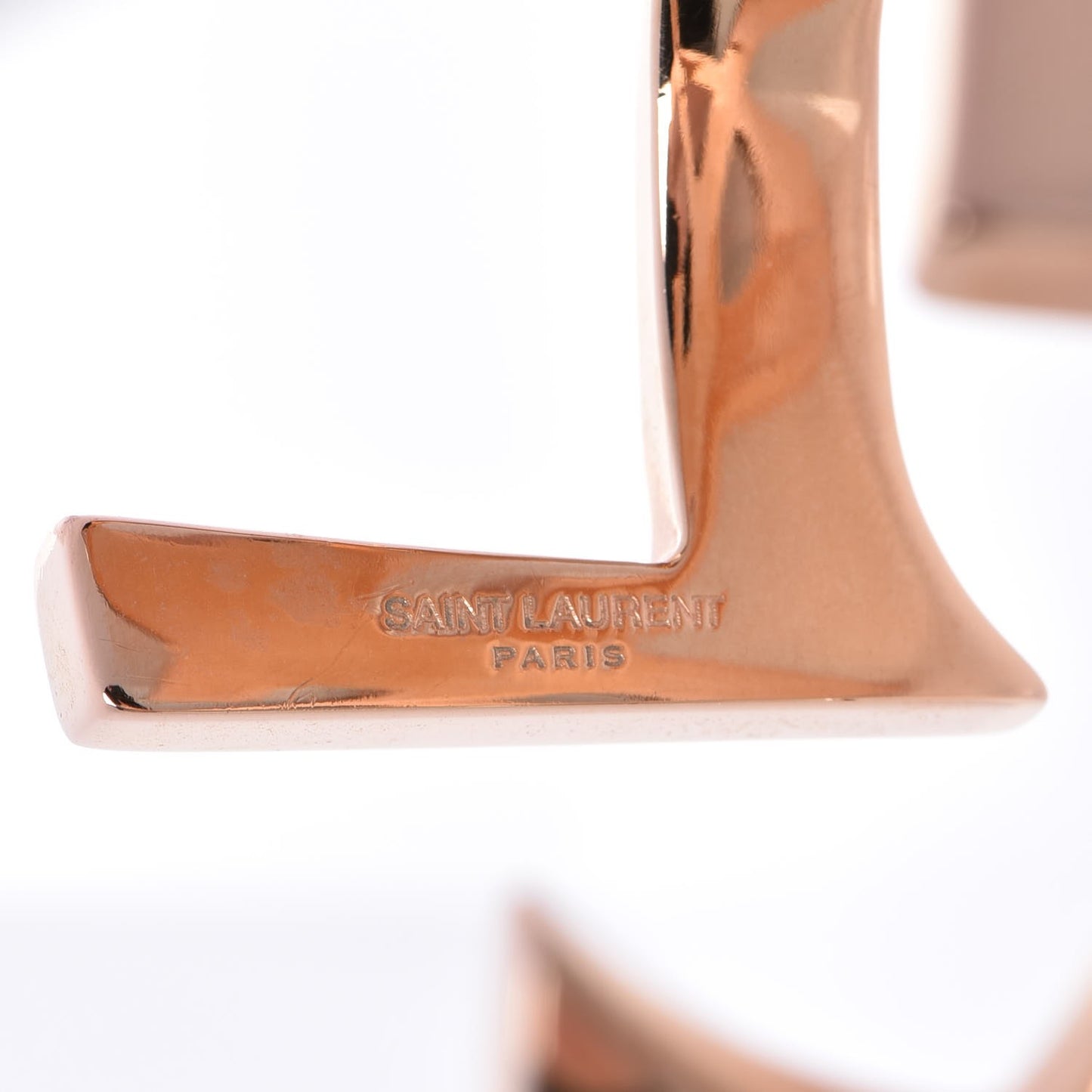 Brass Monogram Cuff Rose Gold