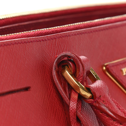 Prada Saffiano Large Galleria Double Zip Tote Fuoco 15 of 15