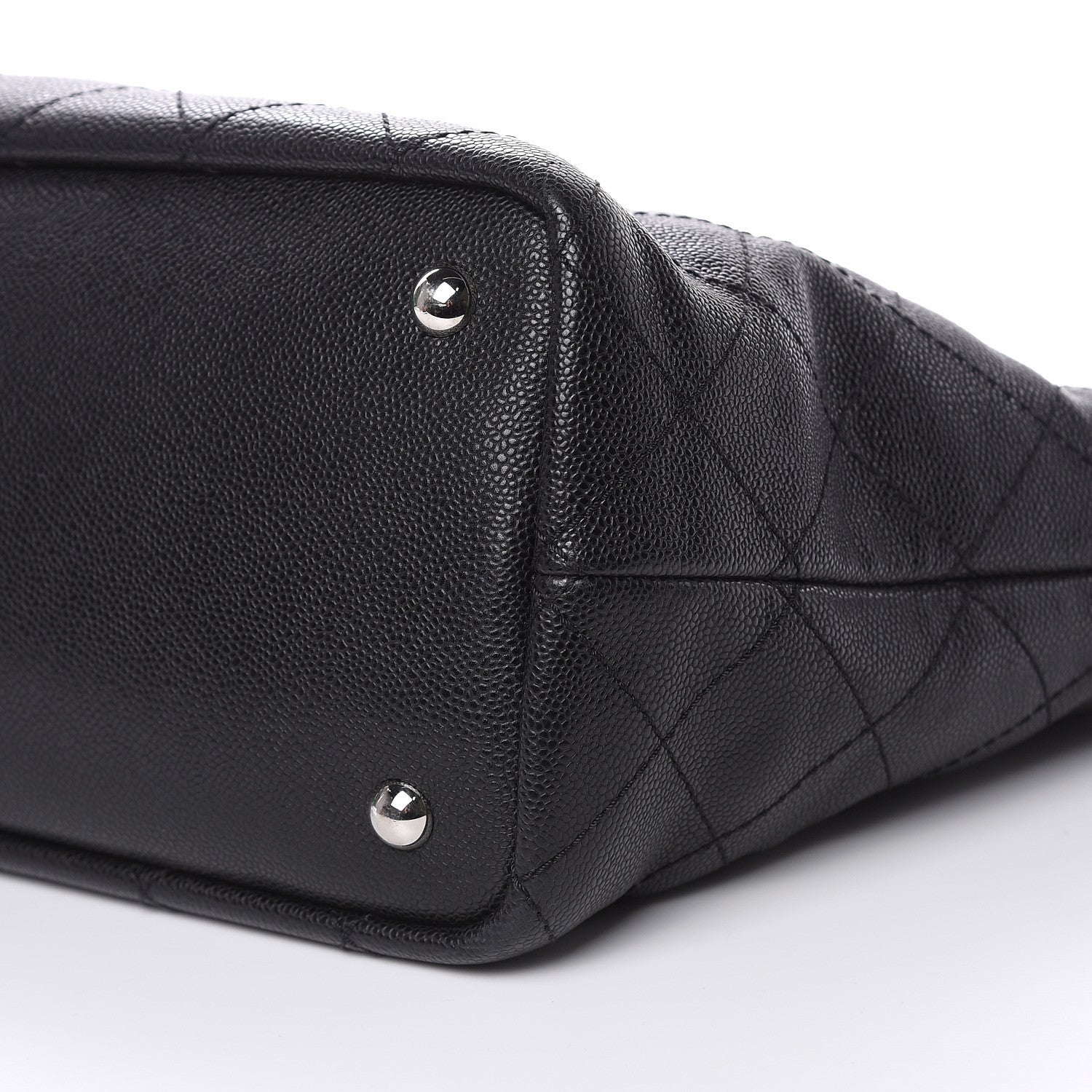 Chanel Grained Calfskin Large Shopping Fever Tote Black 10 of 17