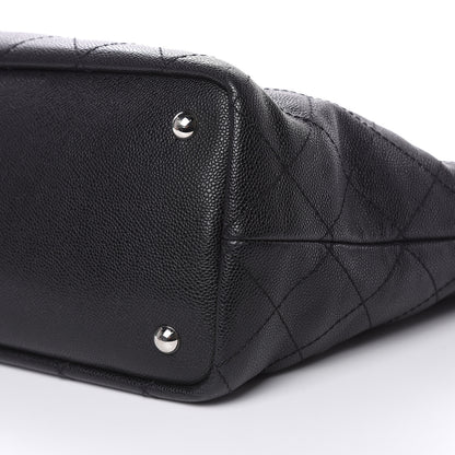 Chanel Grained Calfskin Large Shopping Fever Tote Black 10 of 17