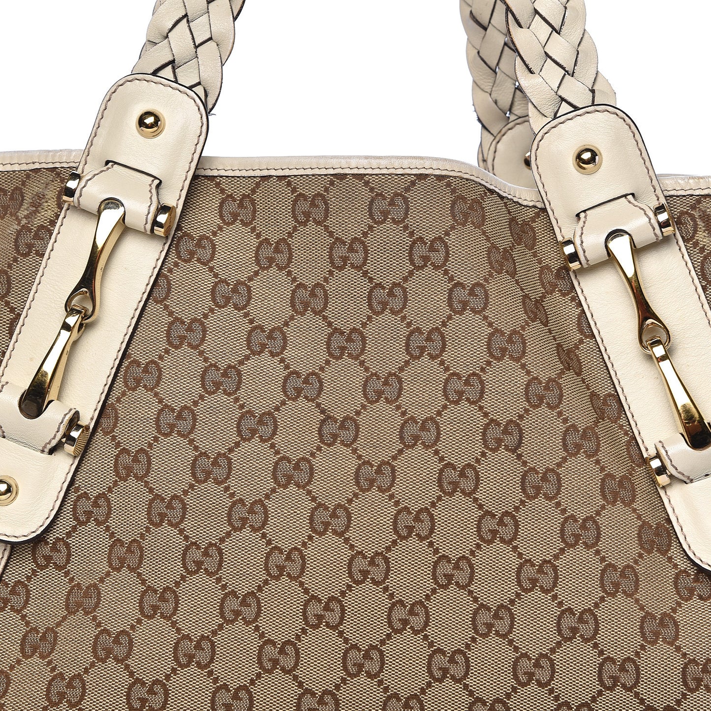 Monogram Medium Pelham Shoulder Bag Off White