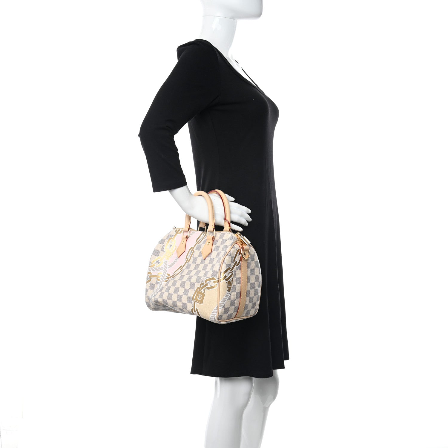 Louis Vuitton Damier Azur Nautical Speedy Bandouliere 25 3 of 10