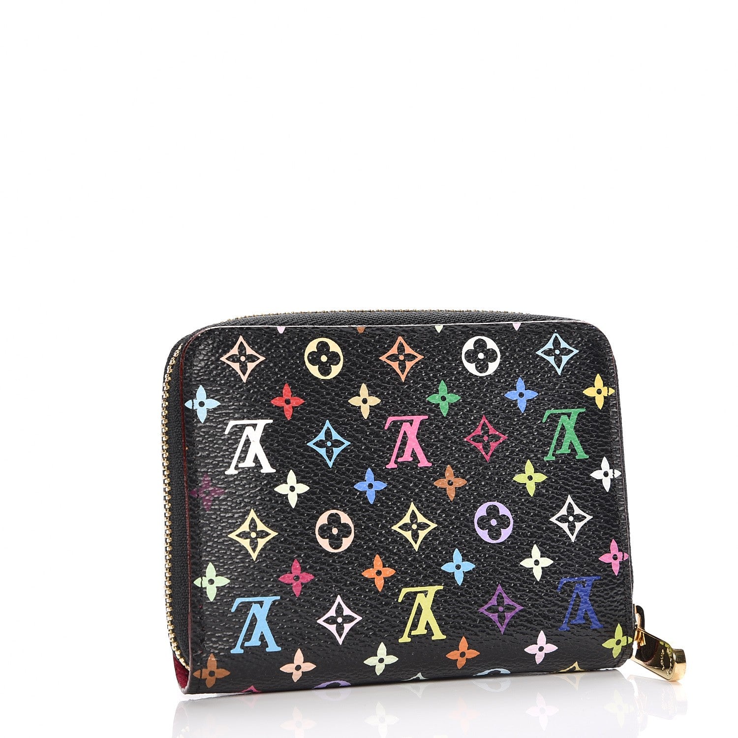 Louis Vuitton Monogram Multicolor Zippy Coin Purse Black Grenade 3 of 6
