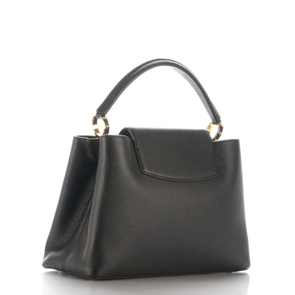 Louis Vuitton Taurillon Capucines MM Black 3 of 8