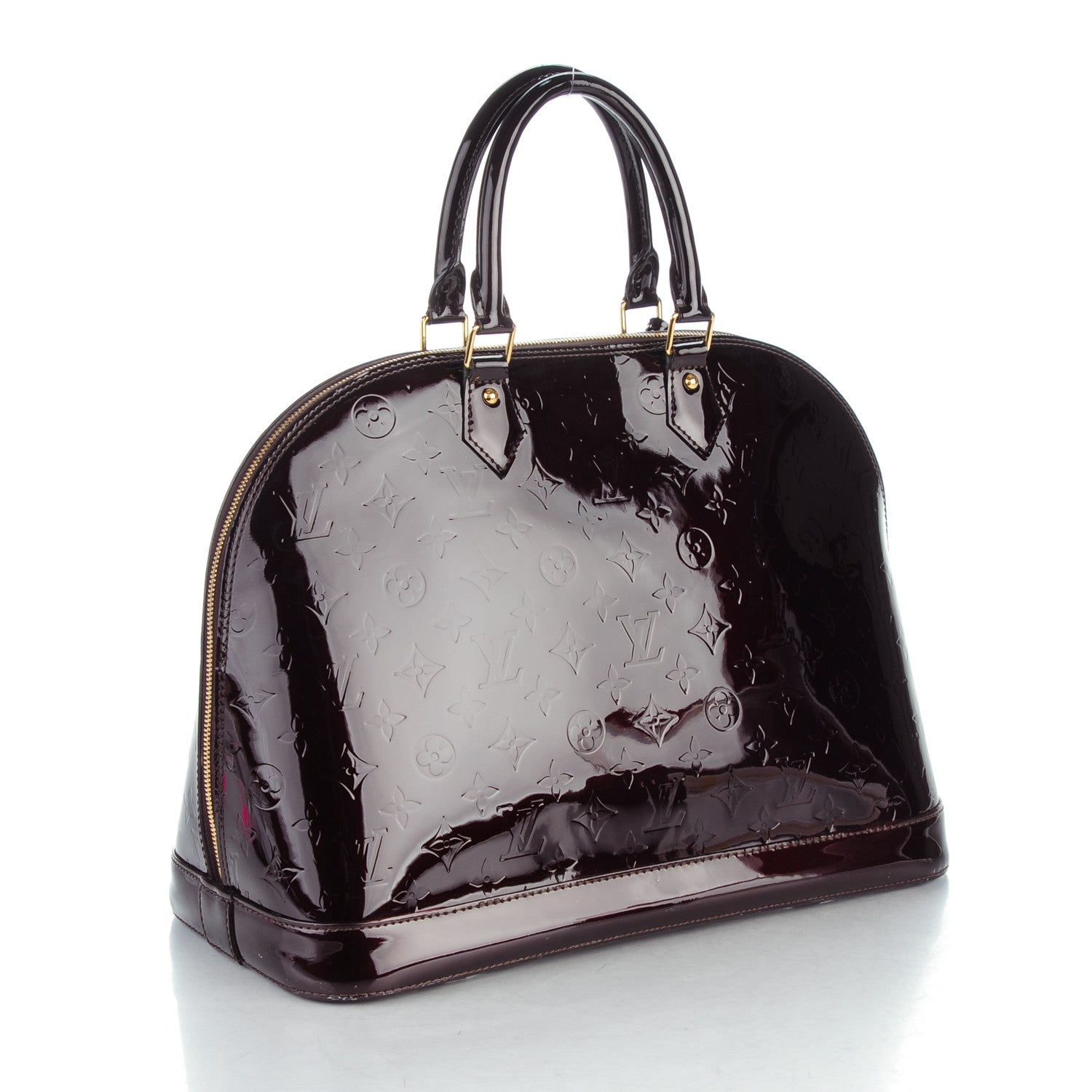Louis Vuitton Vernis Alma GM Amarante 3 of 8
