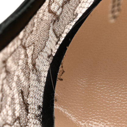 Christian Louboutin Satin Lace Delicatissima 85 Pumps 37.5 Black 9 of 10
