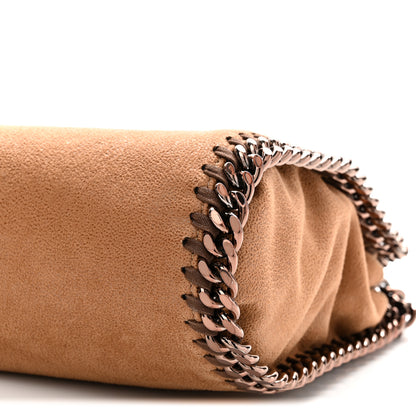 Stella McCartney Shaggy Deer Mini Falabella Fold Over Tote Camel 10 of 11