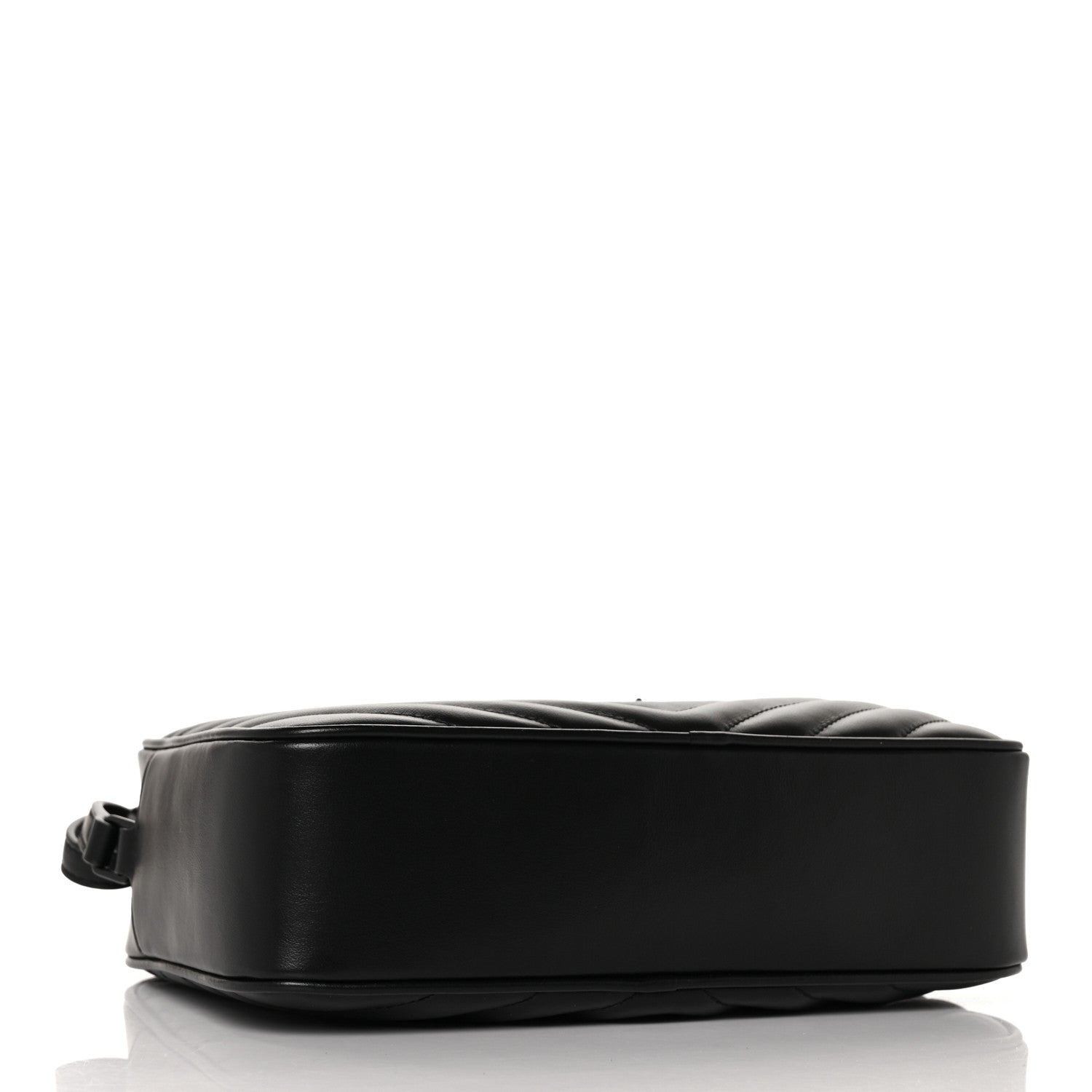 Saint Laurent Calfskin Matelasse Monogram Lou Camera Bag Black 4 of 9