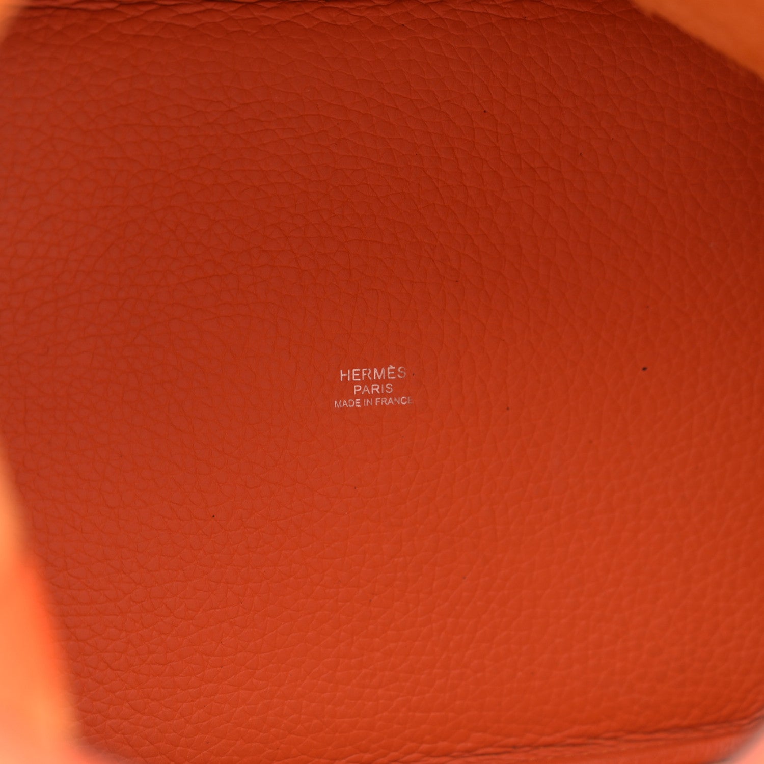 Hermes Taurillon Clemence Picotin Lock 22 MM Orange 5 of 12