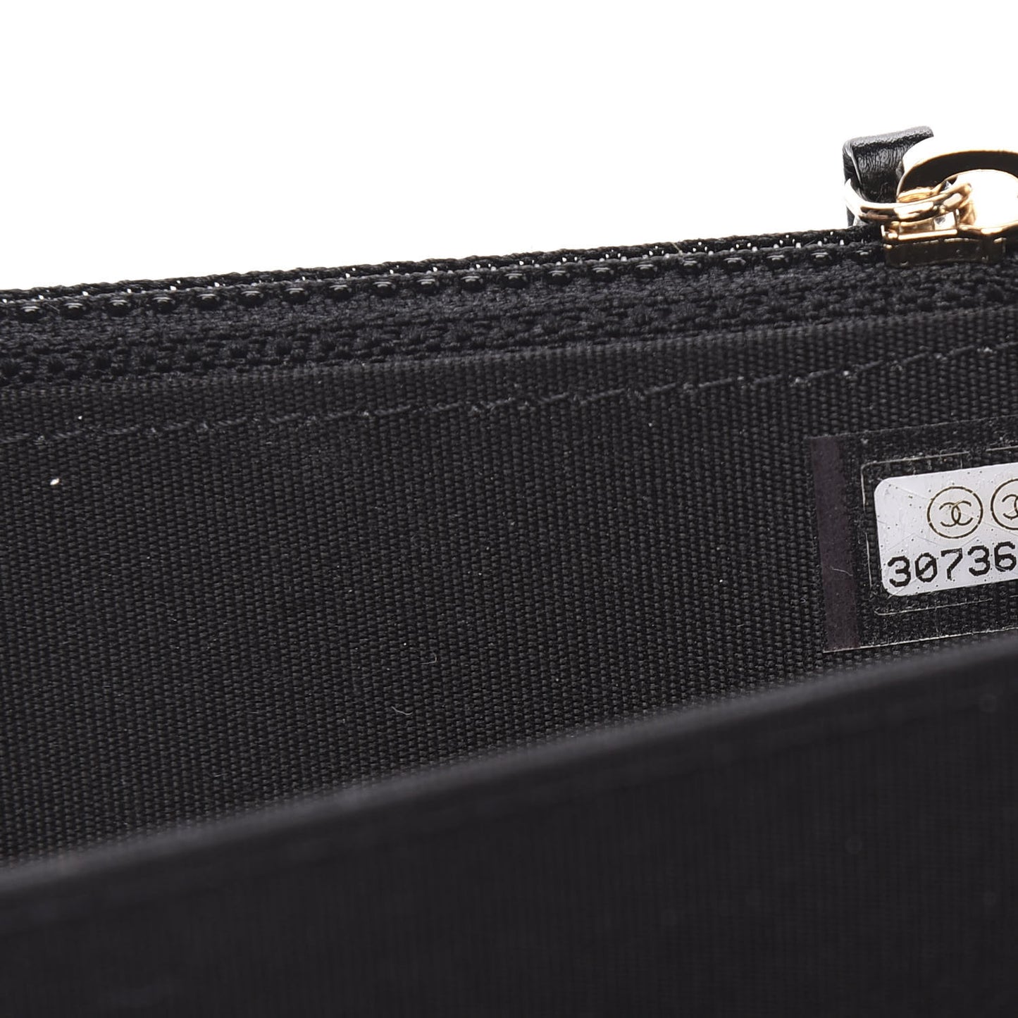 Calfskin Quilted Mini Maxi Pearls Wallet On Chain WOC Black