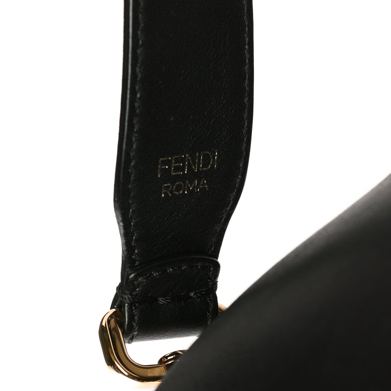Fendi Vitello Grace Matte F is Fendi Grande Mon Tresor Bucket Bag Black 8 of 10