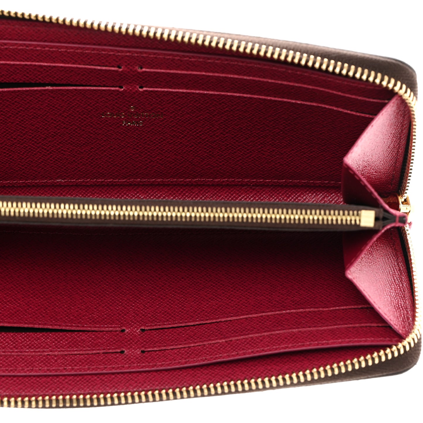 Monogram Clemence Wallet Fuchsia