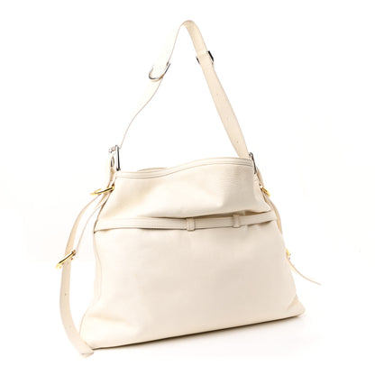 Givenchy Calfskin Medium Voyou Bag Ivory 3 of 11