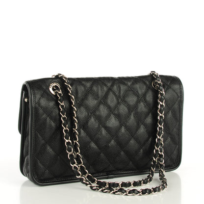 Chanel Caviar Quilted Medium French Riviera Flap Black 4 of 10