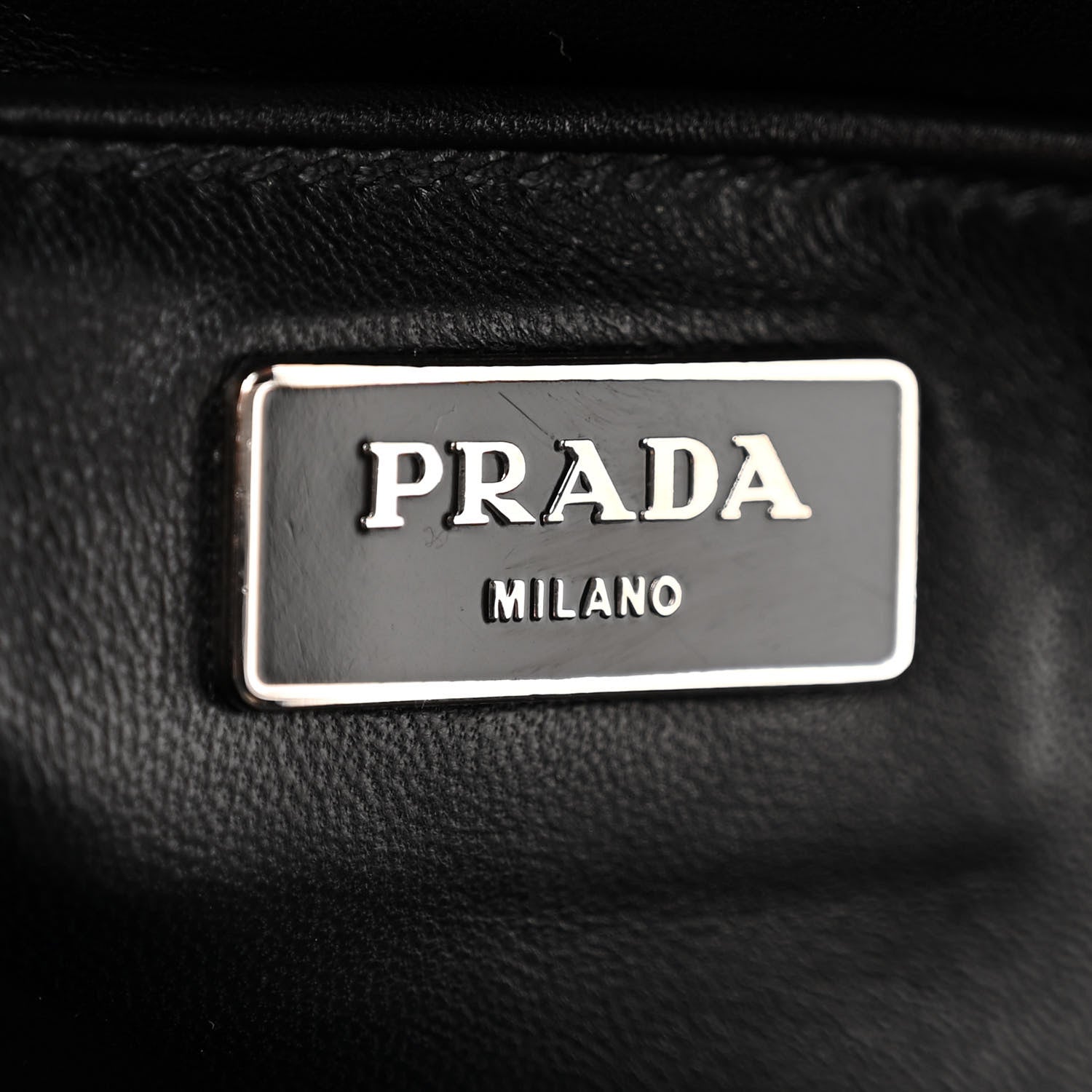 Prada Vitello Bowler Black 6 of 10