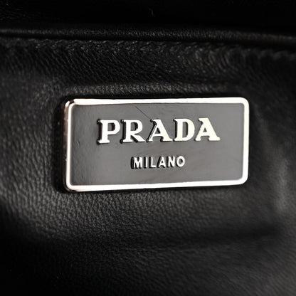 Prada Vitello Bowler Black 6 of 10