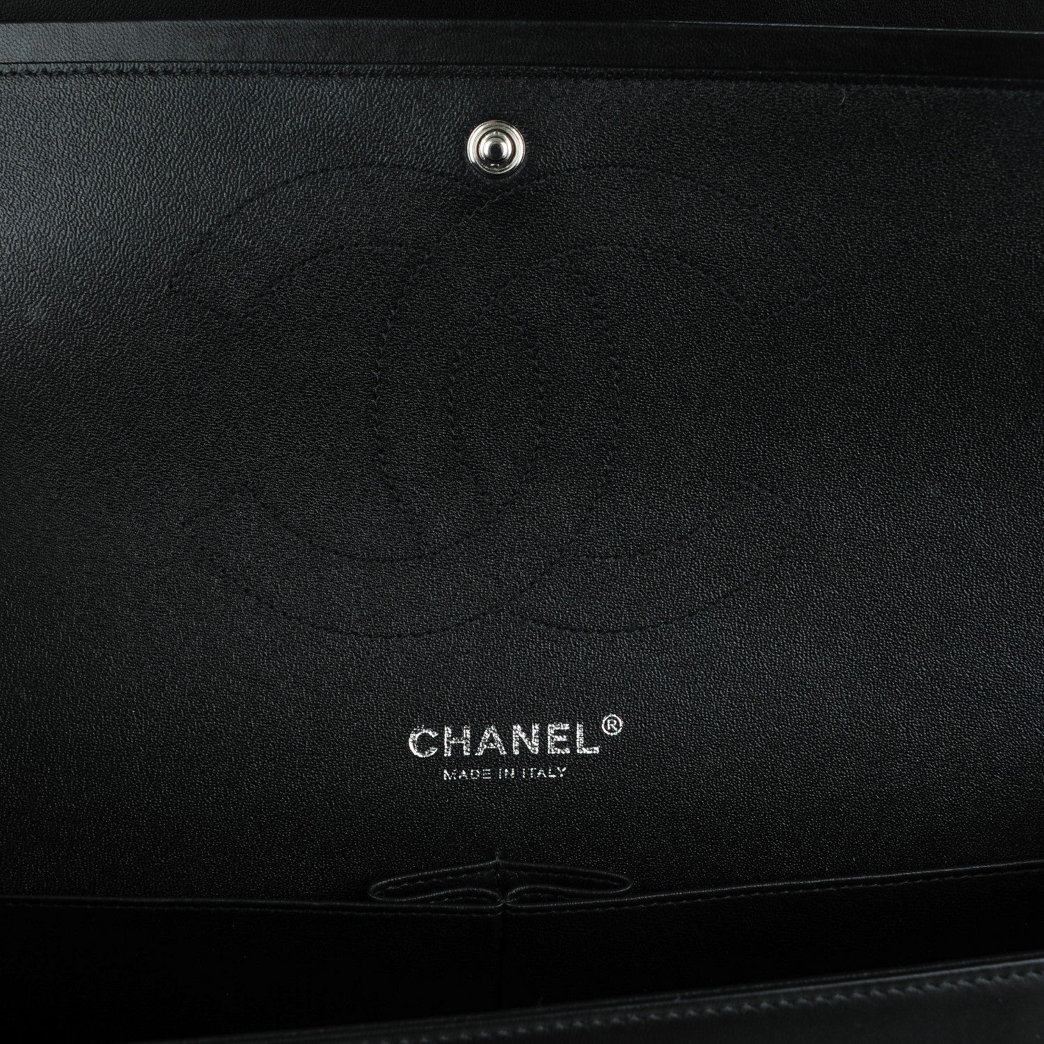 Chanel Lambskin Quilted Jumbo Double Flap So Black 6 of 8