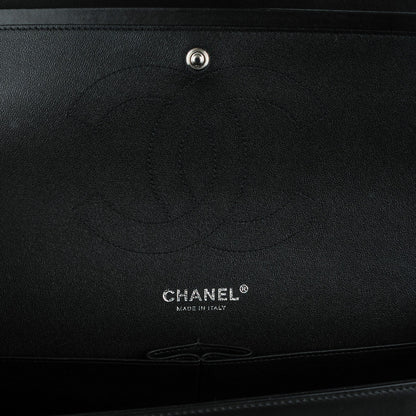 Chanel Lambskin Quilted Jumbo Double Flap So Black 6 of 8