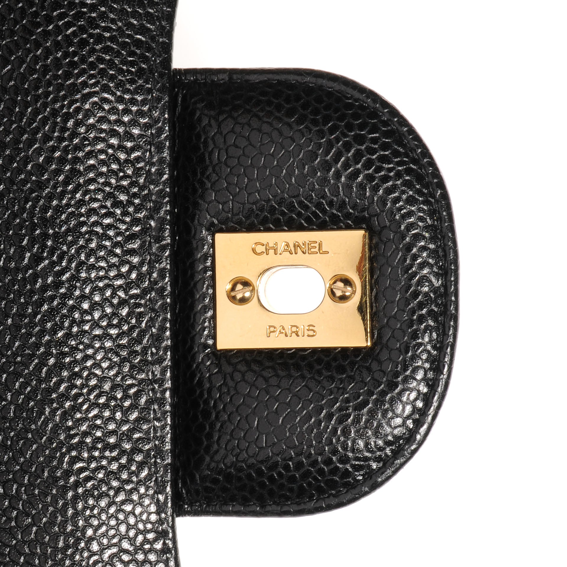 Chanel Caviar Quilted Jumbo Double Flap Black 9 of 9